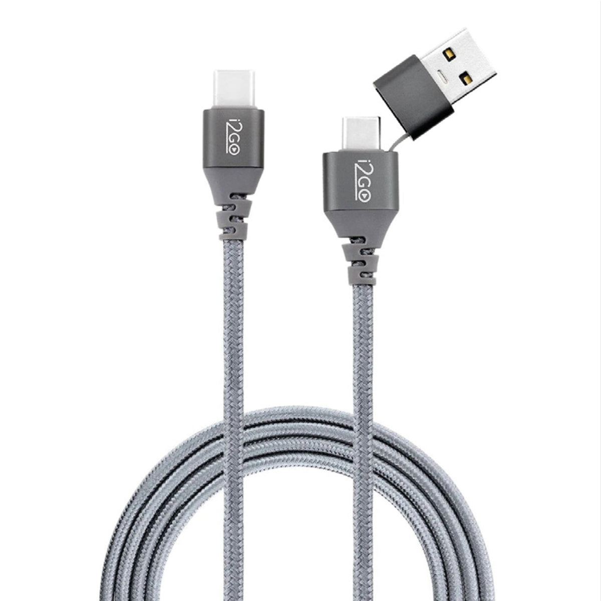 Cable 2 en 1 USB-C/USB-A a USB-C 3m